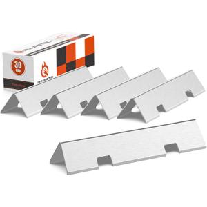 QuliMetal 7636 67046 Flavorizer Bars for Weber Spirit 300 & GS4 Spirit II 300 Series, Spirit E310 E320 E330 S310 S315 S320 S330 Grill with Front Control Knob - 15.3 Inch Flavor Bars Replacement Parts