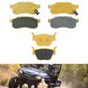 Heavy Duty Ceramic Front & Rear Brake Pads for 2014-2026 Honda Pioneer 700/500/520#06435-HN8-016 06452-HL3-A00 06451-HL3-A00 (3 Sets)
