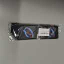 4 Pack Initial Luggage Tag for Suitcase, Colored Letter Silicone Bag Tags Identifiers Privacy Cover ID Label with Durable Steel Loop for Women Men Kids Girls Travel, Letter D