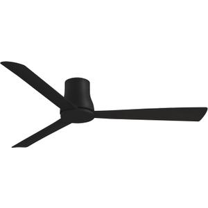 Minka-Aire F874-CL Simple Flush 60" Outdoor Hugger Ceiling Fan with Remote Control in Coal Finish