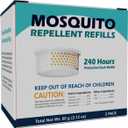 Tekola Mosquito Repeller Refills 2-Pack, Each Lasts Up to 240 Hours, Replacement Pads Compatible with Tekola Mosquito Repeller for Outdoor Patio, Camping, and Garden Use