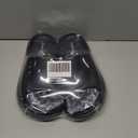 Platform Slides for Women and Men | Chunky Thick EVA Sole with Stable Support | Non-Slip for Daily Wear (9.5-10.5 Women/8-9 Men, Black)