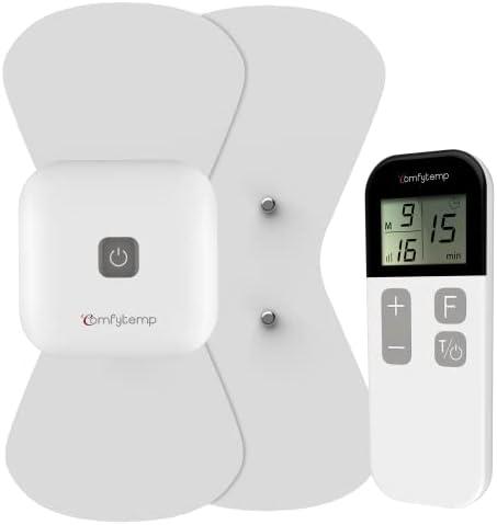 Comfytemp Wireless TENS Unit Muscle Stimulator for Pain Relief Therapy, Relieve Sciatica Rechargeable TENS Machine for Pain Management, Portable TENS Device for Back, Shoulder, Cramps Pain Relief