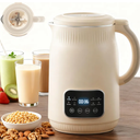 50oz Nut Milk Maker Machine(Stainless Steel) Blender, 8-in-1 Automatic Soy Milk Maker for Vegan, Homemade Almond/Coconut/Oat Plant-Based Milk with 18H Delay Start,4H Keep Warm, Self-Clean& Boil Water