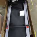 Sunny Health & Fitness Fully Assembled OneClick-Fold 20" Smart Treadmill with Auto Incline & SunnyFit App