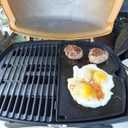7644 Grill Grates for Weber Q100, Q1000, Q1200, Q120, Q1400, 516001, 516002, 50060001, 51010001, 51060001, Baby Q Cast Iron Grill Parts-2 Pack