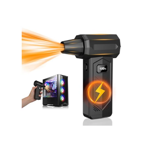 Compressed Air Duster, 200000RPM Electric Air Duster with LED Display, Rechargeable Cordless Jet Dry Blower Replace Canned Air