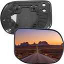 For Honda Civic 2006 07 08 09 10 2011 Mirror Glass Passenger Side | Power-Heated | w/Backing Plate | Convex Glass Type | Sedan | Replacement For 76203SNAA01 | HO1325119 (S-Class)