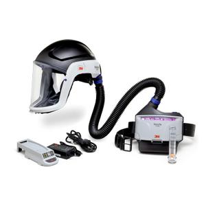 3M PAPR Respirator, Versaflo Powered Air Purifying Respirator Kit, TR-300N+ HIK, Heavy Industry, Hard Hat Assembly, All-in-One Respiratory Protection for Particulates, NIOSH Approved, Grinding, 1 Count