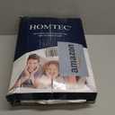 HOMTEC Duvet Insert Cotton Comforter Twin Size White Down Alternative Duvet Insert 100% Cotton Quilted Fluffy Comforter Lightweight All Season 4 Corner Tabs Durable Breathable Noiseless