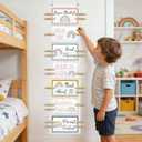 Student Behavior Clip Chart for Classroom Management Kids,Reward Chart for Kids Hanging Bulletin Board Teacher Supplies for School Preschoo (White)