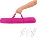 Mahjong Mat Storage Bag for 33 Inch Mat, Portable Carrying Case with Zipper and Reinforced Handles, Travel Storage Bag for Standard Mahjong Mat (Red)