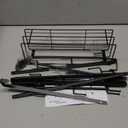 Over The Door Purse Organizer, Hanging Purse Organizer, Wall-Mounted Handbag Storage Rack with 16 Hooks & Metal Basket, Space-Saving 2-in-1 Bag Rack for Door, Closet