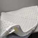 OLANLY White Round Rugs for Bedroom - Machine Washable, 5 ft Circle Area Rugs for Living Room, Soft and Fluffy Shaggy Carpet for Teen Girls and Boys, Nursery Rooms, Dorms, Home Decor Aesthetic