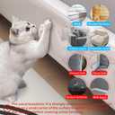 Cat Scratch Furniture Protector, 17.5×117in Extended Anti Scratch Tape, Self-Adhesive Cuttable Clear Shield for Sofa, Door & Household Furniture