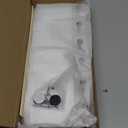 Rebee Vision Decorative Key Holder Wall Mount for Home Organization  11-inch Pine Wooden Key Holder for Wall with 6 Hooks & Floating Shelf - Modern Farmhouse Home Decor (White)