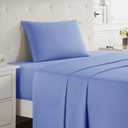 Clara Clark Twin XL Sheets Set, Deep Pocket Bed Sheets for Twin XL Size Bed - 3 Piece Sheets, Luxury Soft Bedding Sheets & Pillowcases, Calm Blue