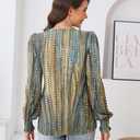 ETCYY Womens Long Sleeve Tops Dressy Casual Blouses Fall Pleated Tunic Trendy Tee Shirts 2026 Vacation Fashion Clothes (L)