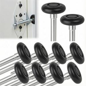10 Pack 4" Stem 2" Black Nylon Garage Door Roller with Protective Sealed-Cap(Dustproof), Ultra Quiet & Long-Lasting, Commercial High Load Capacity, Double Sealed Bearings