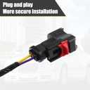 X AUTOHAUX 1 Set Front Fog Light Lamp Wiring Harness for Chrysler 300 2005 2006 2007 2009 2010 No.5059136AB Fog Light Adapter Harness