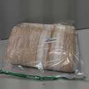 OJIA Modern Bordered Washable Runners for Hallways Printed 2'X8' Kitchen Rug Non Slip, Beige Bathroom Rug Runner Low Pile Long Soft Carpet Runner for Entryway Bedroom Laundry