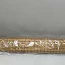 No Drill Cordless Bamboo Roman Shades, 33" W × 48" H, Highfield Teak