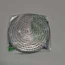 LEKEYE Shower Hair Catcher Drain Protector Strainer-Steel & Silicone 2 Pack (Gray Gray)