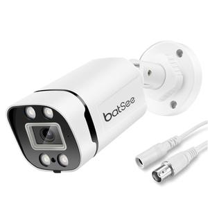 HD 5MP AHD/TVI/CVI/CVBS CCTV Security Camera Hybrid 4-in-1,BNC Wired Surveillance Bullet Cameras,Weatherproof Outdoor Indoor IR Night Vision,Compatible with Analog DVR (Power Adapter Not Included)