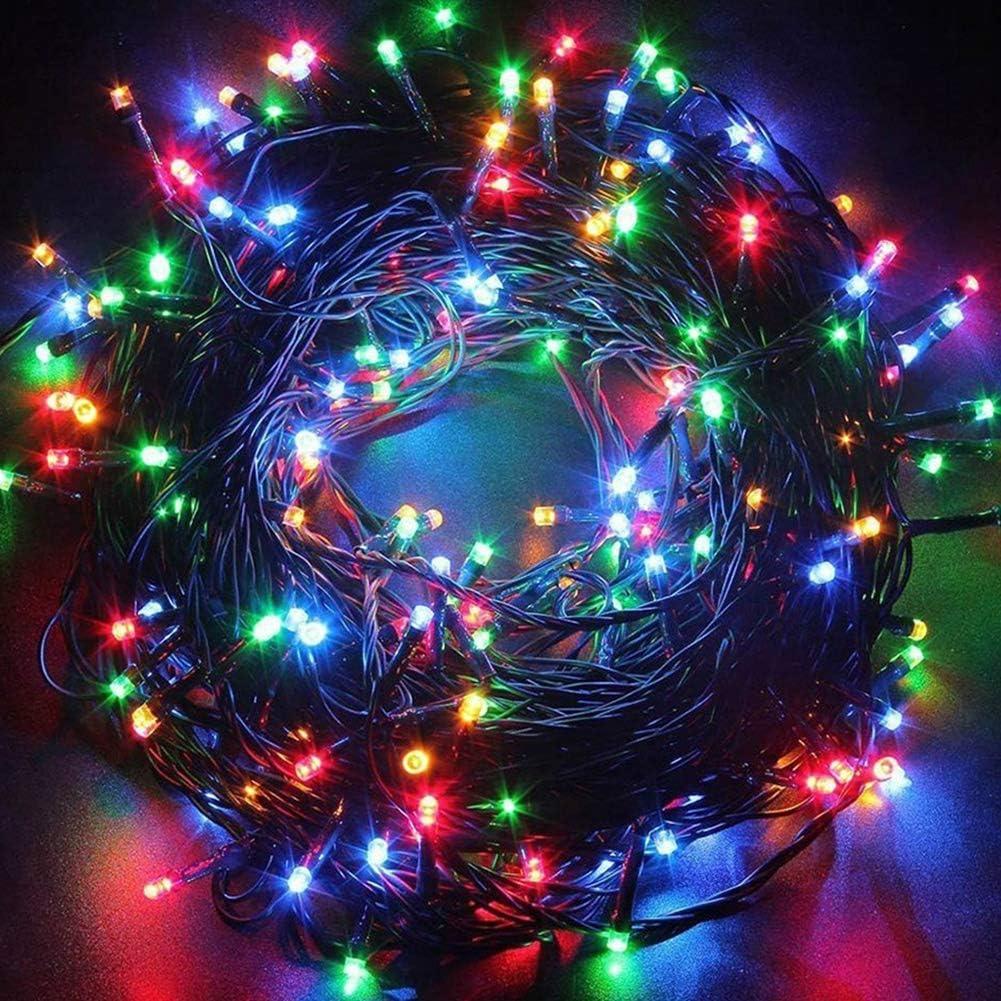 Twinkle Star 200 LED 66 FT Multicolor Christmas Lights, Christmas Tree Light with 8 Modes Waterproof, Indoor and Outdoor, House Garden Wedding Party Decoration, Multicolor