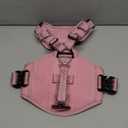 ICEFANG GN8 Tactical Dog Harness for Medium Sized Dogs,Full Metal Buckles,Reflective in Training Walking K9 Dog Vest,No-Pull Front Leash Clip,Adjustable Pet Harness (Pink, M (Pack of 1))