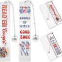 2 x Cowgirl Theme Stainless Steel Bookmarks Gifts for Women 2PCS, Metal Bookmark Colorful with Exquisite Gift Box Inspirational Letter for Colleague Friend Teacher Classmate Book Lover