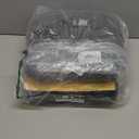 Booster Seat for Kitchen Chair,Toddler Booster Seats with Adjustable Washable Safety Belts Kitchen Dining Table Booster Seat, Portable Travel Increasing Cushion for Baby Child Kid Boy Girl (PU- Dark Gray)