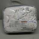 Baby Lounger | Organic Cotton Infant Lounger | Reversible, Adjustable & Portable Floor Lounger |Supervised Use | Soft, Breathable, Washable Cover - Star Collection (Gray) (Grey), 35 x 20 x 4 inches