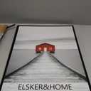ELSKER&HOME 16x24 Poster Frame 3 Pack, Black Picture Frame for Horizontal or Vertical Wall Mounting, Sturdy and Scratch-proof