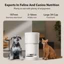 PETLIBRO 8L Automatic Dog Feeder, 5G Wi-Fi Automatic Dog/Cat Feeder, Vacuum-Sealed Automatic Dog/Cat Food Dispenser, Auto Pet Feeder with 18.7cm Large Food Tray for Large Medium Dogs Cats