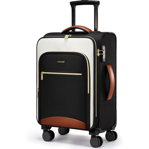 LOVEVOOK Carry On Luggage 22x14x9 Airline Approved, 20 Inch Softside Suitcases with Wheels, Lightweight Spinner Carry on Suitcase with TSA Lock, Water-Resistant Large Capacity Luggage for Travel LOVEVOOK Carry On Luggage 22x14x9 Airline Approved, 20 Inch Softside Suitcases with Wheels, Lightweight Spinner Carry on Suitcase with TSA Lock, Water-Resistant Large Capacity Luggage for Travel
