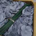 AVIVIHO 65pcs Fake Flowers Dusty Blue Hydrangea Artificial Flowers Bulk (Not Squished, No Steaming Need) Silk Flowers with Stems for Wedding Decor,Home,Baby Shower,Table Centerpieces Decoration