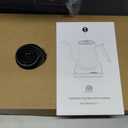 TIMEMORE Fish Smart Electric Coffee Kettle 600ML, Gooseneck Pour Over Kettle for Coffee and Tea Variable Temperature Control, Home Edition Black