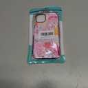 Compatible with iPhone 15 Plus,Anti-Scratch Frosted Case Cover,Pink Zebras Collage