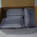 36-Piece Food Storage Containers with Lids(18 Containers & 18 Lids), Plastic Food Containers for Pantry & Kitchen Storage and Organization, BPA-Free, Leak Proof, Reusable with Labels & Pen