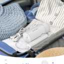 BEAUTURAL Steamer for Clothes, Portable Garment Wrinkle Remover, Fast 30s Heat-up, Foldable and Handheld, 120V Only (Not for 220V Europe) (White)