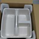 6 Pack Classroom Caddy with Handle Plastic Storage Caddy Organizer with 3 Compartments Desk Caddies Holder Portable Storage Bin for Pencil, Crayon, Marker, Home, Office, School Supply(Morandi Colors)