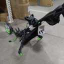 EASEGO Golf Push Cart 3 Wheel : Golf Bag Cart Foldable with Phone Holder/Cup/Umbrella Holder Compact Golf Pull Carts Quick Fold Golf Caddy Push Carts with Large Wheelbase for Different Terrain (Lime Green)