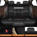 AOMSAZTO Custom Fit Chevy Colorado Seat Covers 2015-2026 Full Set, Weekend Adventure Ready, Premium Truck Interior Style, Faux Leather with All Weather Protection & Airbag Compatible (5 Seats, Black)