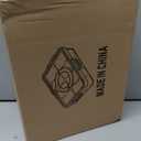 Snackle Box Container with Sealed Lid  Portable BPA-Free Snack Box with Foldable Handle, Divided Serving Tray for Fruit, Candy, Nuts & Veggies  Perfect for Travel, Picnic, Beach & Party 11.8" x 8.8" (Blue)