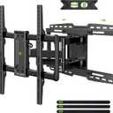 USX MOUNT Heavy Duty Full Motion Sliding TV Wall Mount for 42-97 Inch TVs up to 150 lbs, Wall Mount TV Bracket for Wood Studs 12/16/18/24 inch, Swivel & Tool-Free Tilt, Max VESA 600x400mm