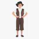 fun shack Tudor Costume For Boys Villager Victorian Chimney Sweep Fancy Dress World Book Day Costumes for Boys Kids Size M