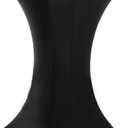 Tina's 32x43 Inch Highboy Spandex Cocktail Table Covers Black, Cocktail Table Spandex Covers, Fitted Stretch Cocktail Table Tablecloth for Round Tables