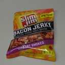 Slim Jim Smoked Bacon Jerky, Hickory Flavor, 10g Protein Per Serving, 2.75 oz. (1 Count), BB Date: 09/05/2025
