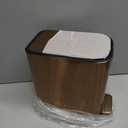 RED FACTOR Slim Small 1.3 Gallon Stainless Steel Pedal Trash Can with Soft Close Lid for Narrow Spaces Wastebasket Bin with Removable Inner Bucket for Bathroom, Kitchen, Bedroom, or Office (Copper)